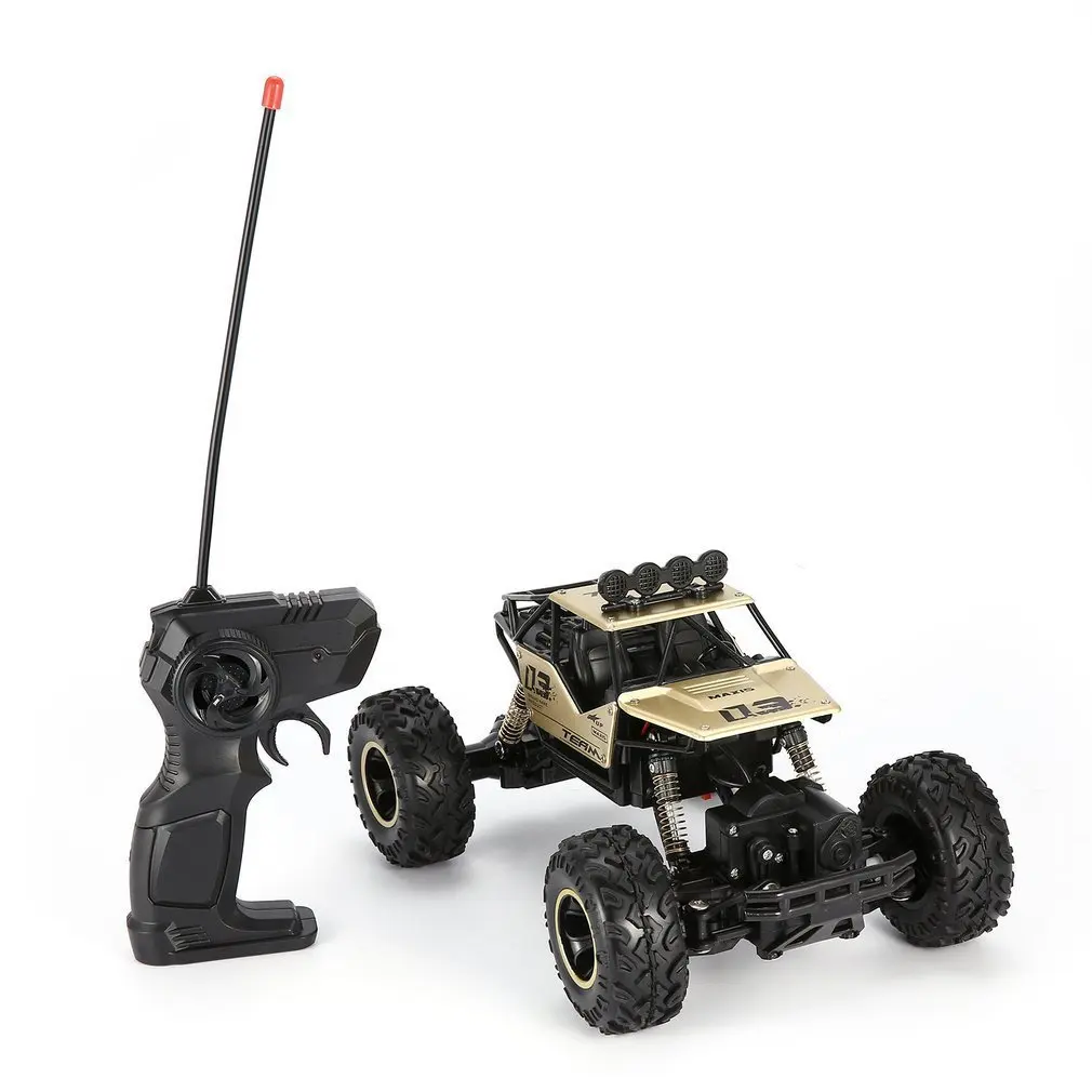 1/16 2 4 ГГц корпус из сплава Рок Гусеничный 4WD двойные двигатели внедорожный пульт