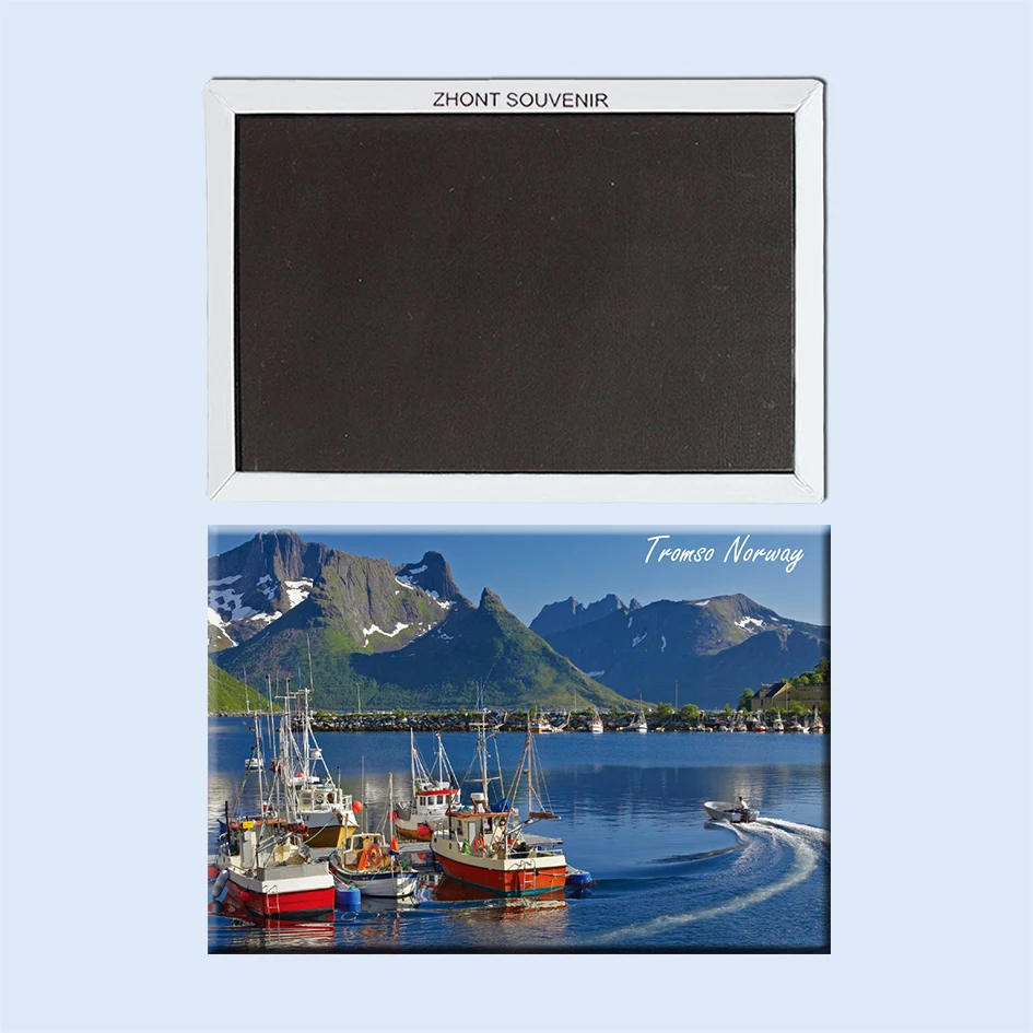 The harbor view Tromso Norway 22683 подарки для друзей сувениры туристического пейзажа