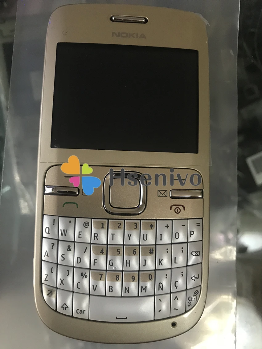 Восстановленный Оригинальный сотовый телефон Nokia C3 00 WIFI 2 Мп Bluetooth Jave|cell phones|unlocked