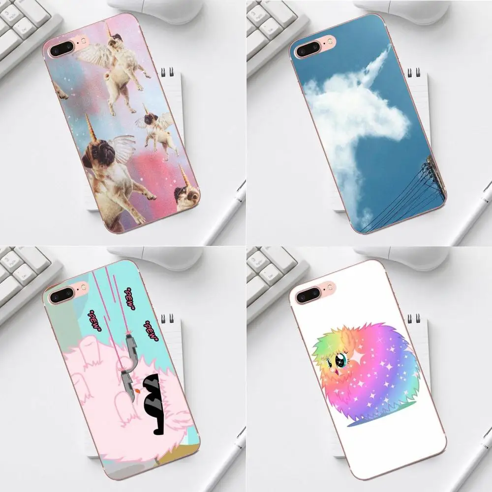 Мой Пушистый Единорог для iPhone 4 4S 5 5C SE 6 6S 7 8 Plus X XS Max XR Galaxy A3 A5 J1 J3 J5 J7 2017 мягкие чехлы