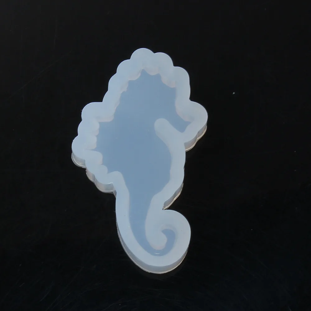 

Doreen Box Seahorse Shape Silicone Resin Mold White DIY Handmade Mold Epoxy Resin For Jewelry Making Tools 39mmx23mm, 1Piece