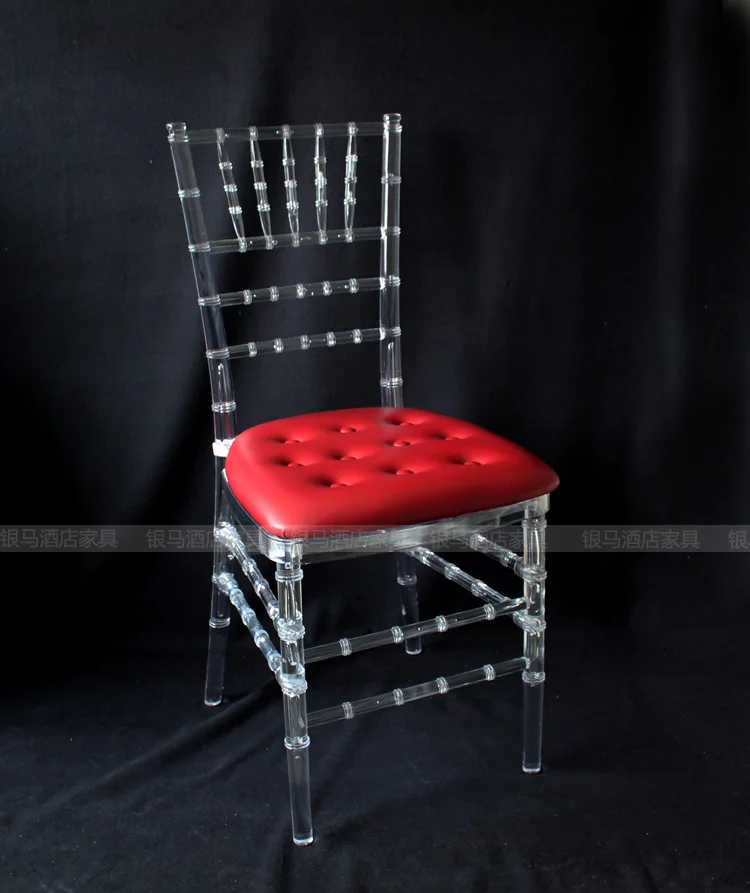 Прозрачный акриловый стул для свадьбы 4 шт./лот прозрачные чистые стулья