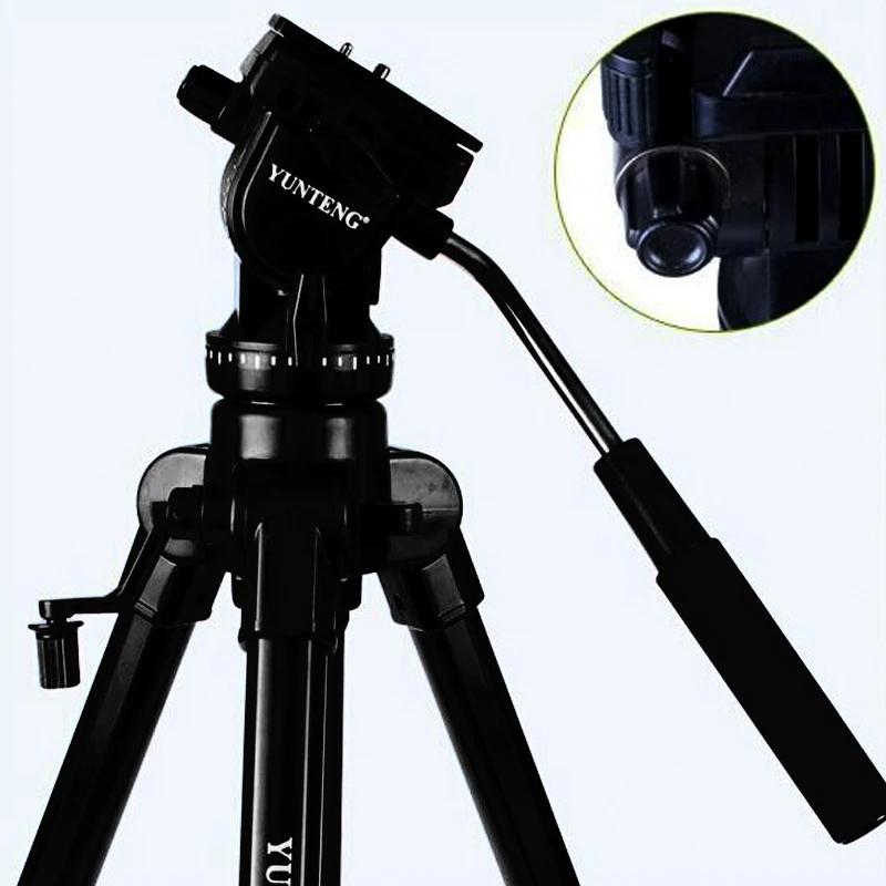Yunteng VCT-691 Алюминиевая Подставка для штатива профессиональная головка фотосъемки