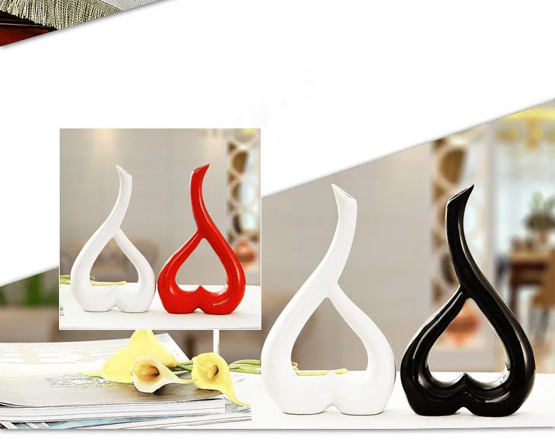 1 шт. Современная креативная фарфоровая Цветочная ваза с орнаментом