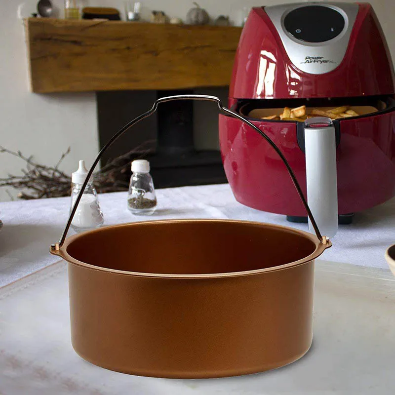 Аксессуары для воздушной фритюрницы аксессуары и 3 2 5.8qt набор 6 7 дюймов Золотая