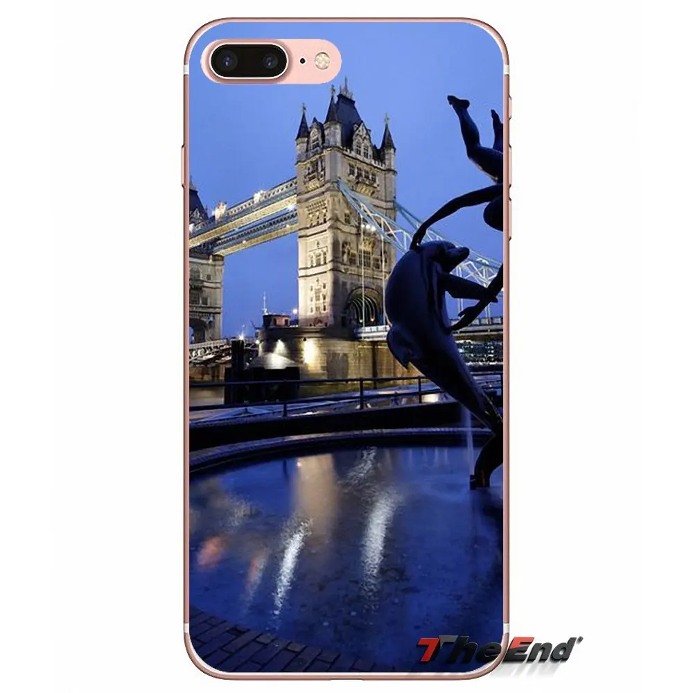 Мягкий чехол Tower Bridge of London England для Samsung Galaxy S3 S4 S5 MINI S6 S7 edge S8 Plus Note 2 3 4 5 Grand Core Prime |
