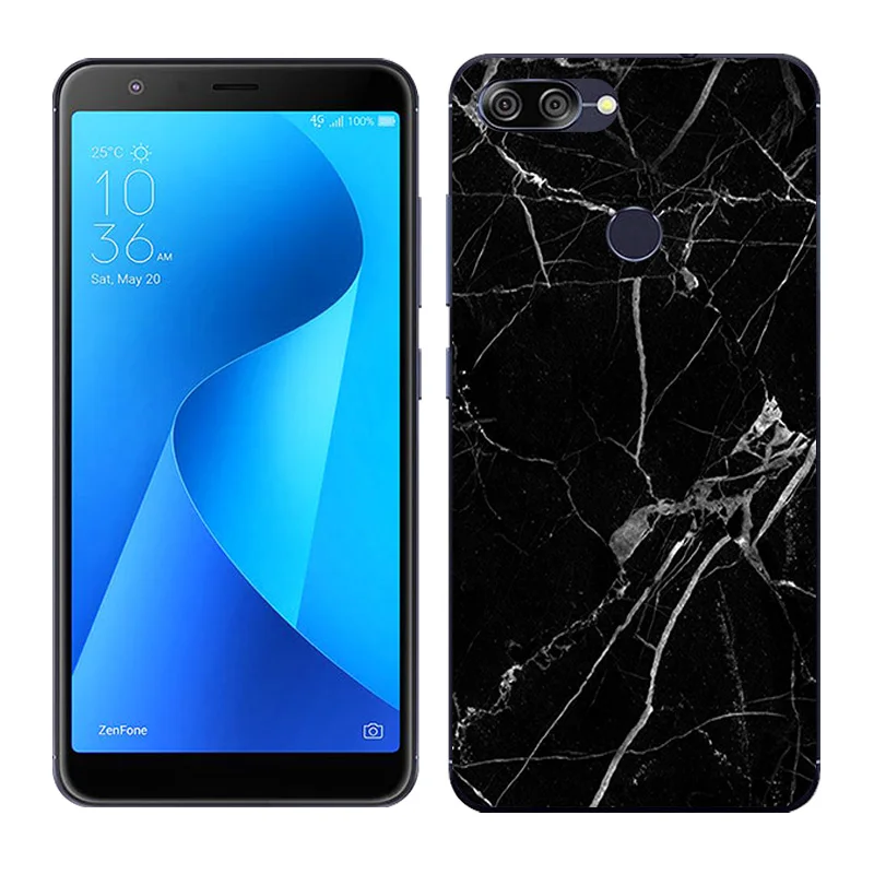 15 Силиконовый чехол для Asus Zenfone Max Plus M1, мягкая задняя крышка с рисунком Пейзажа для Asus Zenfone Max Plus M1 ZB570TL X018D - Цвет: 15