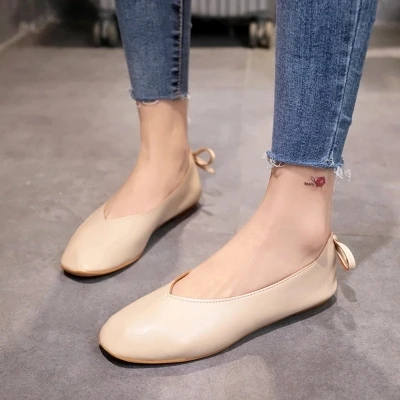 Лук кеды 2018 женские новые бабушки обувь плоским квадратным закрытым носком диких