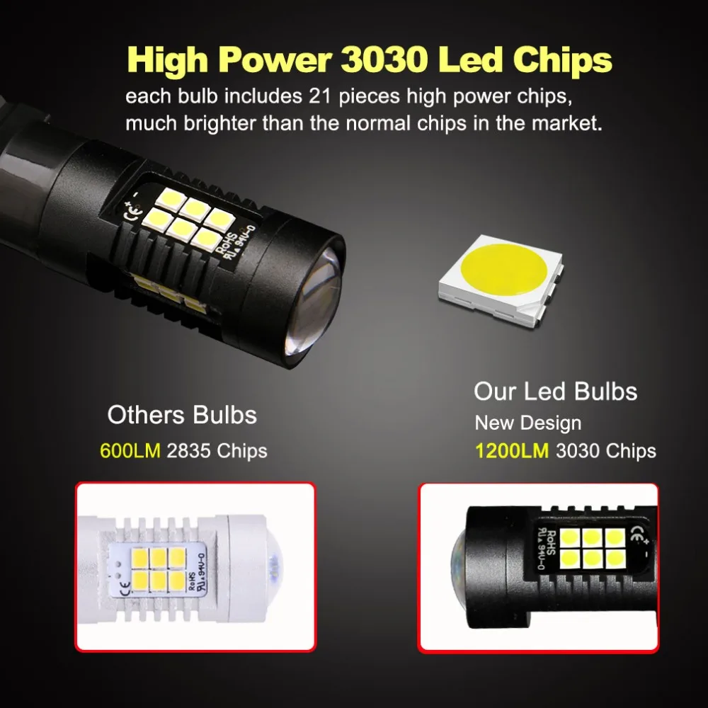 СВЕТОДИОДНЫЙ Автомобильный светильник s янтарный красный белый 21SMD p27 7 Вт 2 шт.