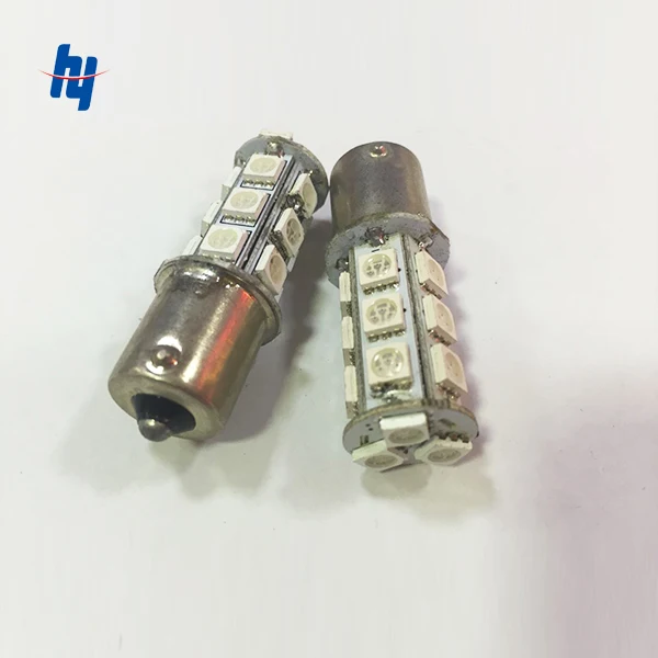 Бесплатная Доставка! 4 ШТ. 18SMD 1156 BA9S КСЕНОНОВЫЕ БЕЛЫЙ Желтый Красный 5050 12 В 360