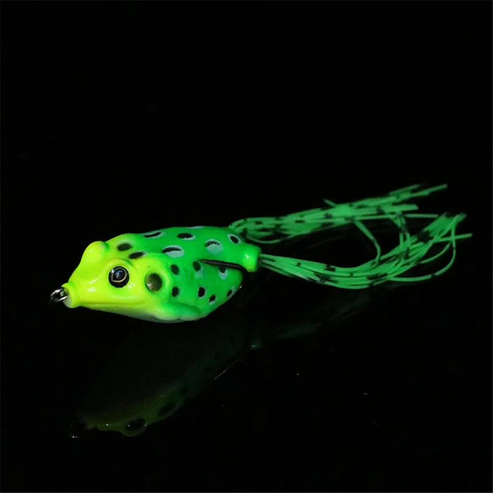 Лидер продаж 1 шт. бионическая приманка Мягкая Lei Frog двойные крючки из