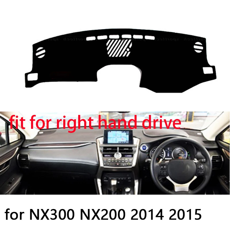 Двухслойный коврик для правого руля Luxus NX300 NX200 2014 2015|Наклейки на автомобиль| |