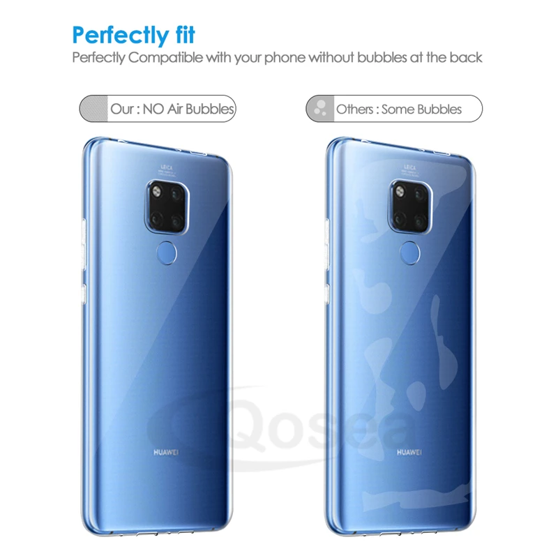Qosea для huawei mate 20X чехол телефона Ультратонкий силиконовый мягкий TPU 20 X Pro