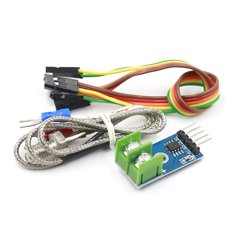 MAX6675 set MAX6675 модуль+ K Тип термопары Senso температура градусов модуль для arduino - Цвет: MAX6675 set