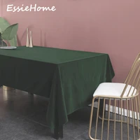 essie home emerald green rich green single side matte velvet high end velvet table cloth table linen wedding decoration placemat
