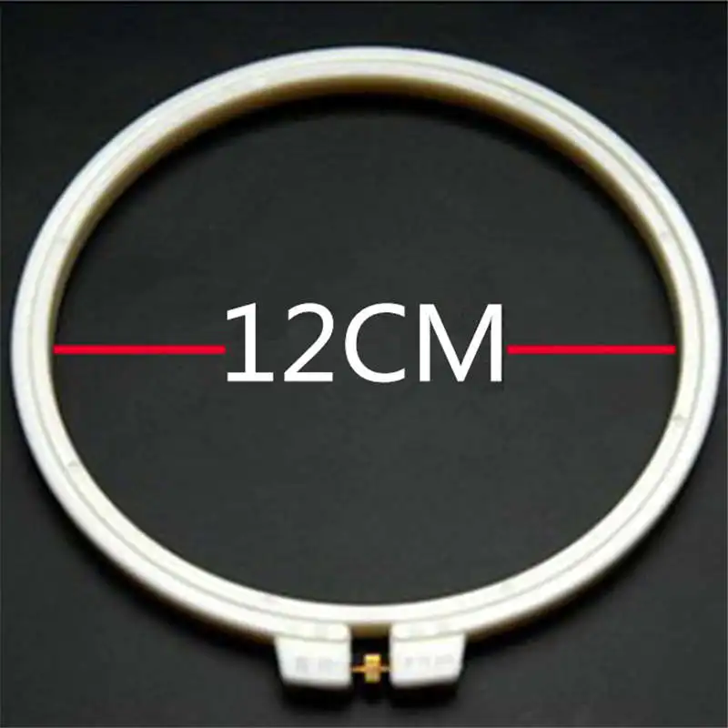 1 шт. ABS пластиковая круглая рамка для вышивки Регулируемый Обруч крестиком