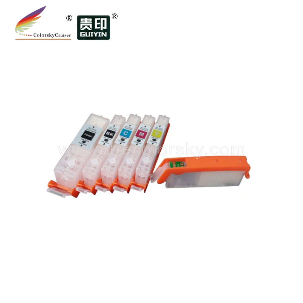 (RCC150 5) многоразовый картридж для Canon pixma MG5410 MG5610 MG6610 IP7210 MX721 MX921 IX6810 PGI 150 PGBKbkcmy|ink