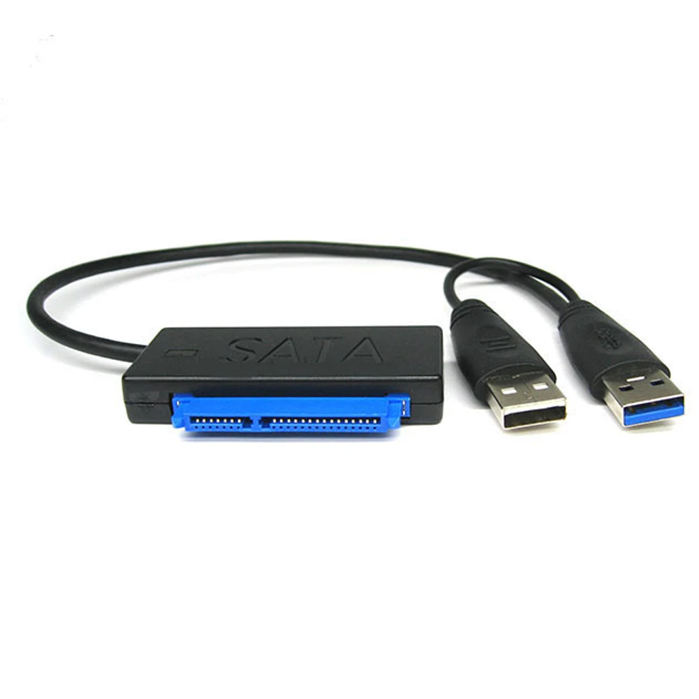 CHIPAL 5 Гбит/с USB 3 0 для 22Pin SATA кабель адаптер USB3.0 до 22 Pin конвертер с 2 Мощность