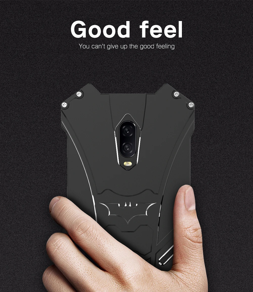 Алюминиевый бронированный чехол с Бэтменом для Oneplus 7T Pro Oneplus 7 Pro Oneplus 6T 6 Чехол с Железным человеком защитный чехол для телефона