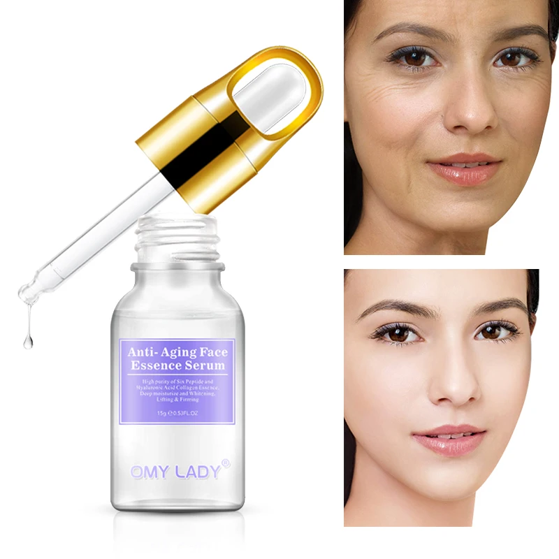 Крем для глаз OMY LADY коллагеновый крем + шесть пептидов 24K золото серебряная