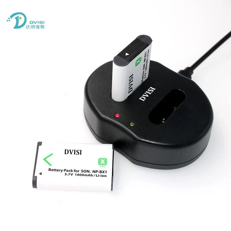 3 шт./компл. NP-BX1 NP BX1 батарейки для камеры с двойным USB-зарядным устройством Sony