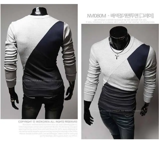 Hot selling Korean style star stitch long sleeve t shirt for men Brand cotton Tees S XXL|sleeve tattoos men|t-shirt printing transfer papert-shirt