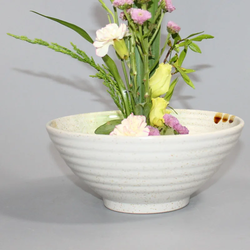 Ikebana гидропонный цветочный горшок грубая керамика настольная Цветочная
