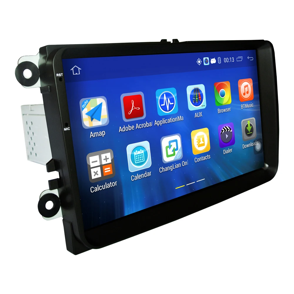 Центральный multimidia 1DIN Android 5 1 9 &quotемкостный gps BT Wi Fi плеер для Volkswagen VW Passat Гольф MK5/6