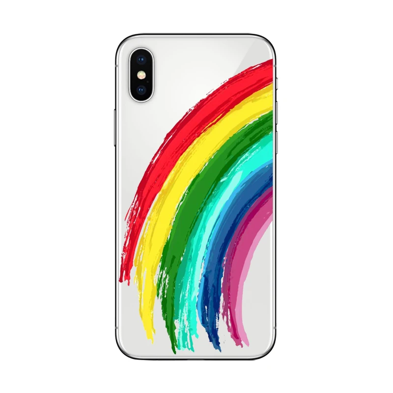 ciciber For iPhone 11 Pro Max 7 8 Plus X XR XS Cover iphone 6 6S 5 5S SE Phone Cases Graffiti Oil Painting Soft TPU |