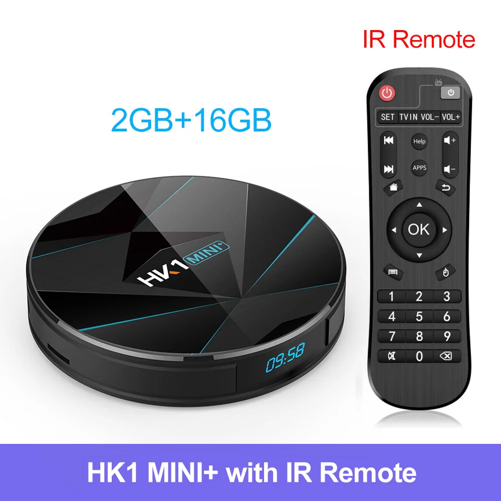 2GB 16GB Smart tv Box Android 9,0 4 Гб ОЗУ 64 Гб Rockchip RK3318 поддержка 1080p 4K 60fps Google Play Store Netflix Youtube HK1 мини IP tv BOX - Цвет: 2GB 16GB
