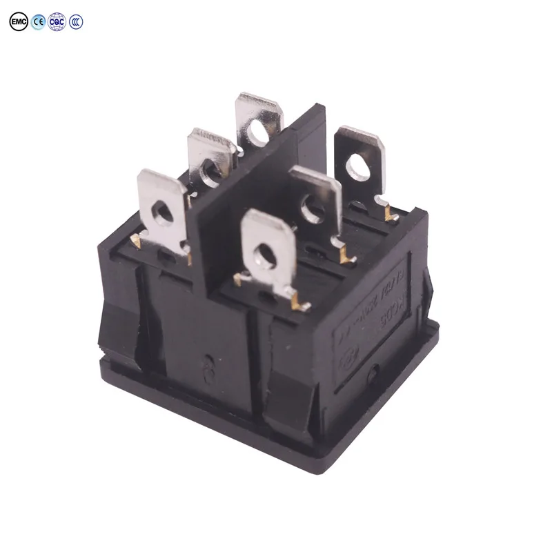 Клавишный переключатель 6 вилок 37*30*30 мм шт.|switches electrical|4 button switchrocker switch 12 v |