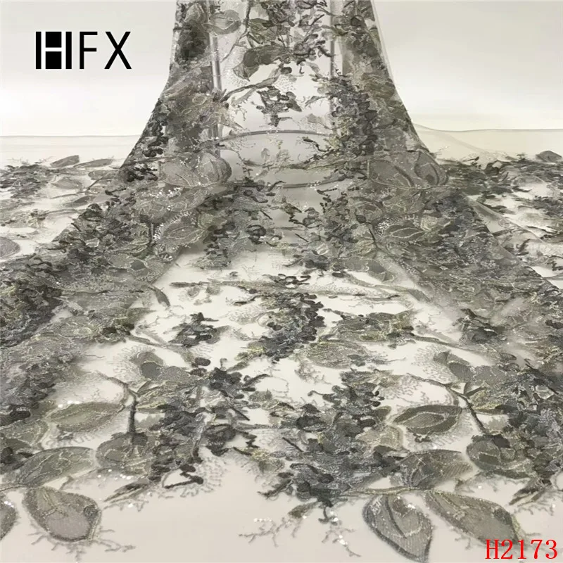 HFX последние Африканские кружева 2019 высокое качество нигерийские кружевные
