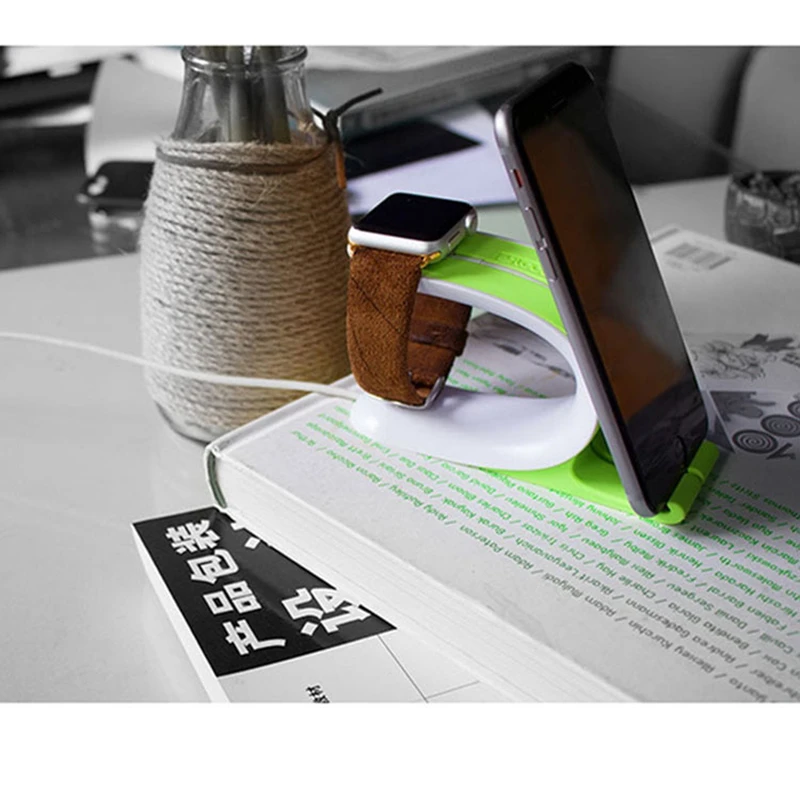 Зарядная док станция для Apple Watch многофункциональный держатель телефона подходит