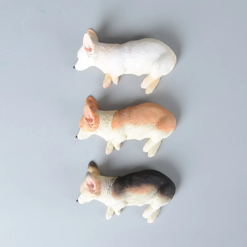 Экшн-фигурка собаки Koteta Corgis игрушки ландшафтный декор куклы-животные подарки для