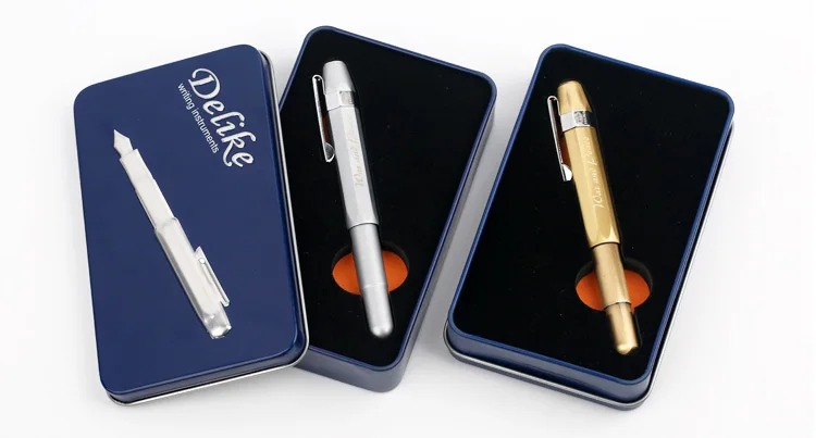 

Alfa all copper handmade pen pocket pen EF 0.38mm outdoor hardcore classical