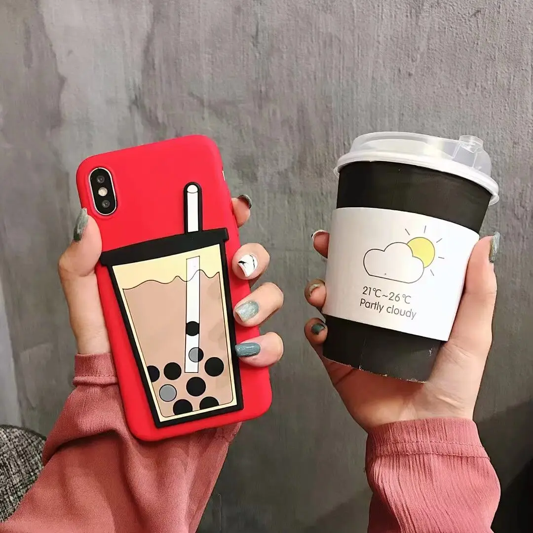 Жемчужный молочный чай матовый чехол для Xiaomi mi 5x 6X A1 A2 на возраст 6, 8, 9, исследовать Lite SE макс 3 mi x 2 2S 3 Pocophone F1 Red mi 4A 4X5 6 Plus