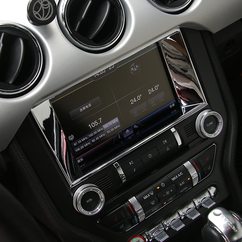 Автомобильный Стайлинг SHINEKA крышка панели GPS навигационная рамка экрана медиа