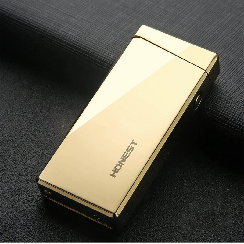 1 шт. сенсорный экран Двойная дуговая Зажигалка USB зарядка ветрозащитная