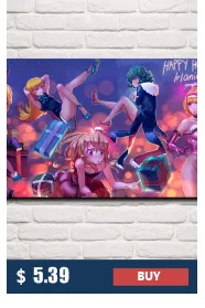 FOOCAME Аниме Девушки Monogatari серии Oshino Shinobu художественные Шелковые Плакаты принты Живопись Домашний декор настенные картины для гостиной