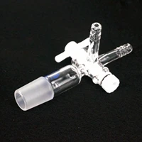 2429 joint laboratory vacuum adapter with 8mm hose connections glass stopcock glass instrument