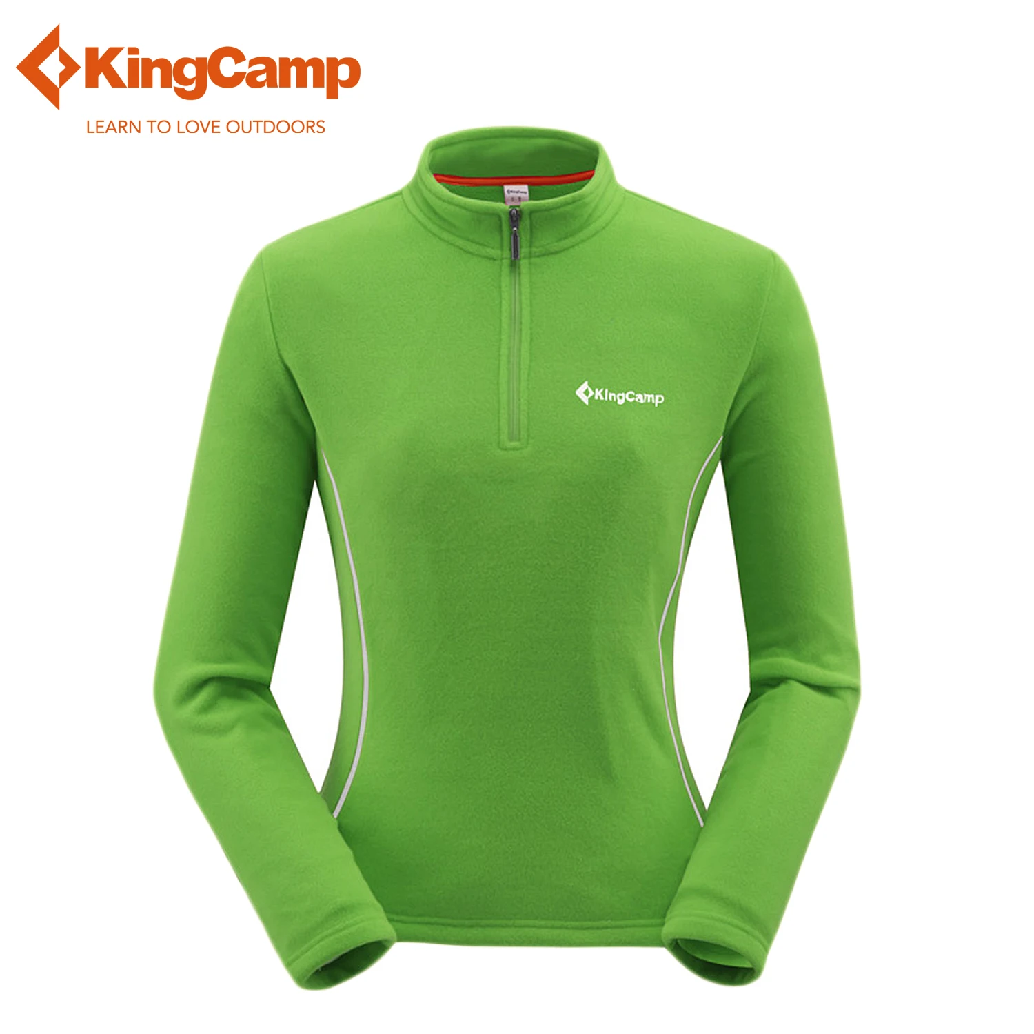 KingCamp женская спортивная одежда свитер на молнии спереди для улицы легкая