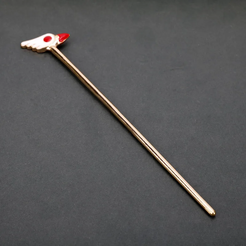 Sailor Moon Card Captor Sakura, заколка для волос, аксессуары для женщин и девочек, заколки для волос, головной убор, Хрустальная луна, сердце, волшебная палочка, заколка для волос