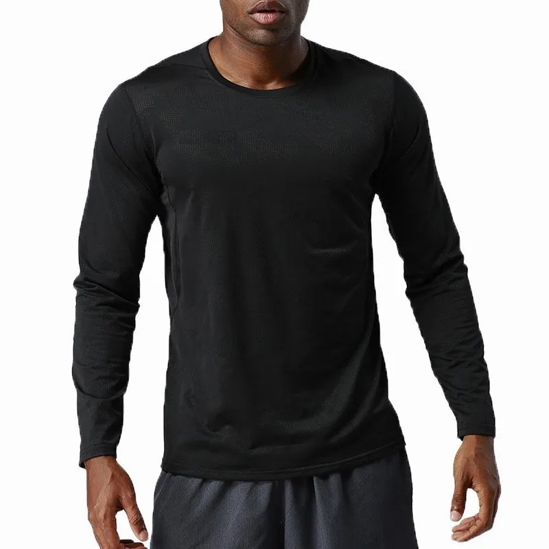 Футболка Refire Gear мужская с длинным рукавом дышащая Спортивная майка для фитнеса и
