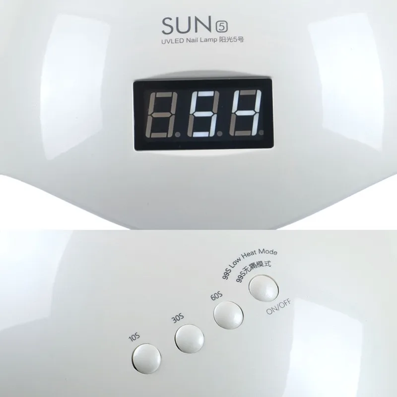 Солнцезащитный УФ Автоматический Датчик SUN5 48 Вт УФ лампа Сушилка для ногтей Светодиодный УФ лампа для ногтей гель-сушилка лампа для ногтей отверждение для УФ-гель-лака инструменты для дизайна ногтей