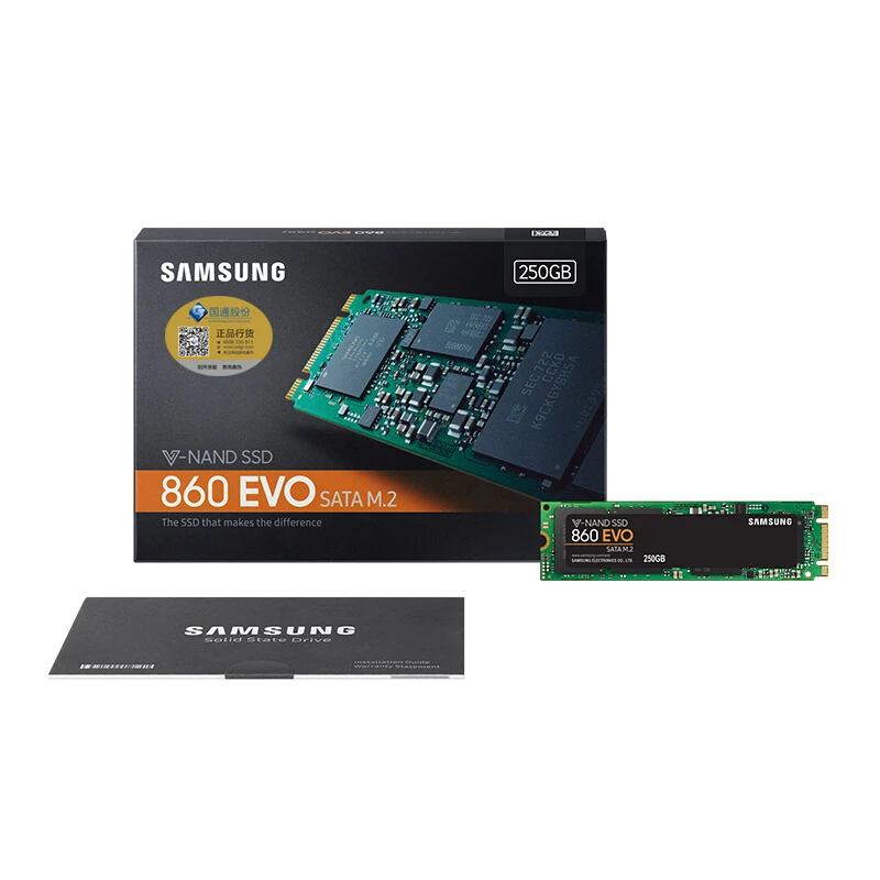 SAMSUNG SSD 860 EVO M.2 2280 SATA 1TB 500GB 250GB Internal Solid State Disk 2TB Hard Drive HDD M2 Laptop Desktop PC MLC PCLe M.2