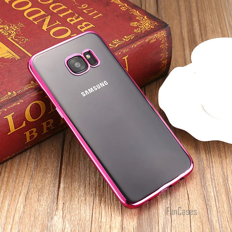 Для samsung Galaxy S6 край PlusTransparent полный Мягкий защитный чехол из термопластика