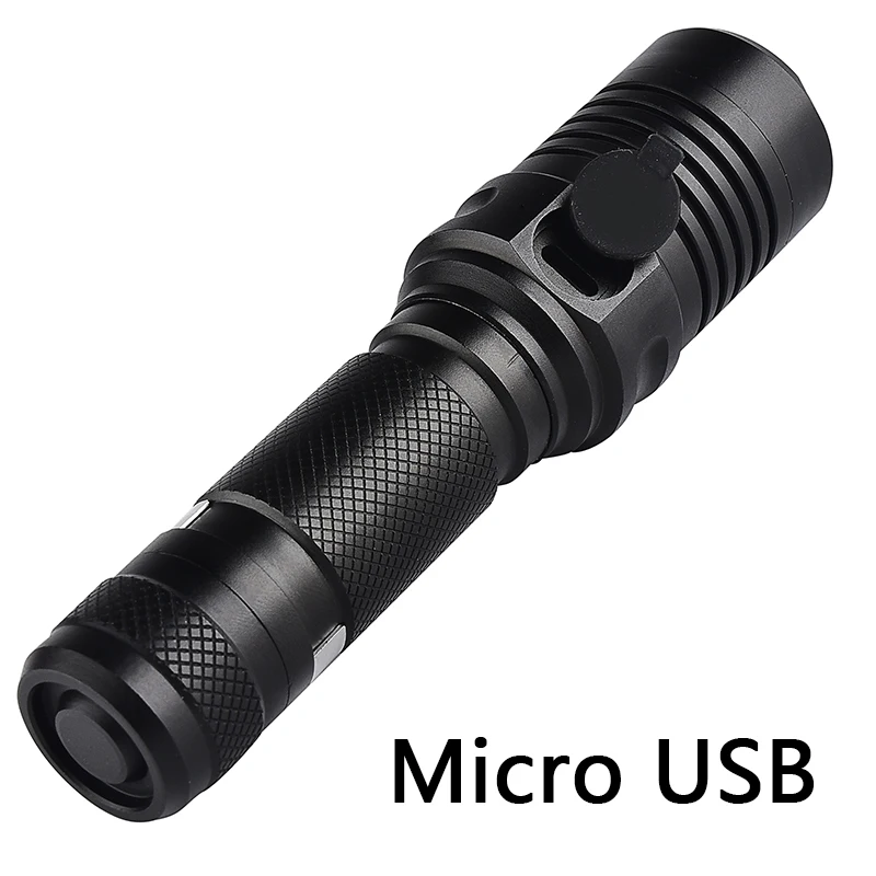 Litwod z20 Micro USB Перезаряжаемый светодиодный фонарик XML L2 4000LM переключатель вкл./выкл.