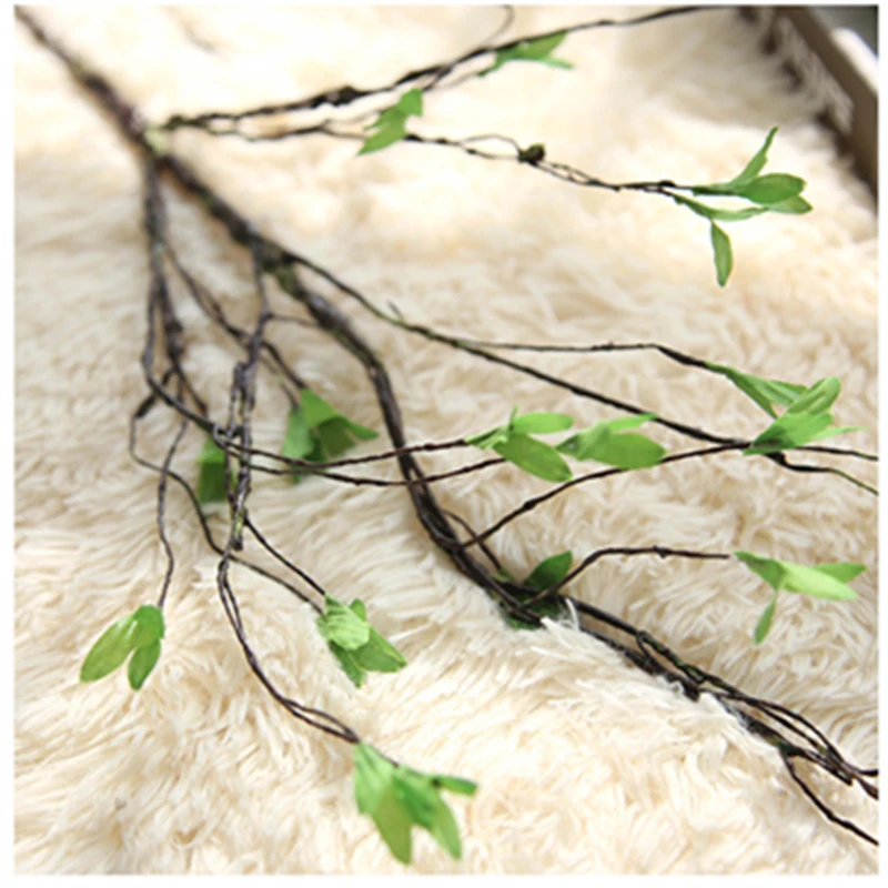 Willow Branch Artificial Flower Fake Bouquet For Wedding Home Table Decoration Chinese New Year | Дом и сад
