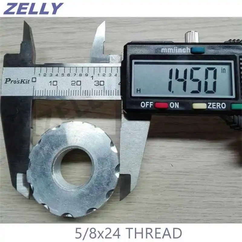 5/8 &quotx24 tpi Концевая крышка адаптера и центральная для 1 1/2&quot x6 &quotловушка