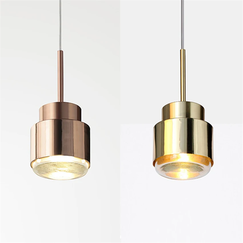 

Nordic Metal Luster Pendant Lights Bedroom Living Room Restaurant Bar Corridor Cafe Shop Gold Decorative Single-headed LED Lamps